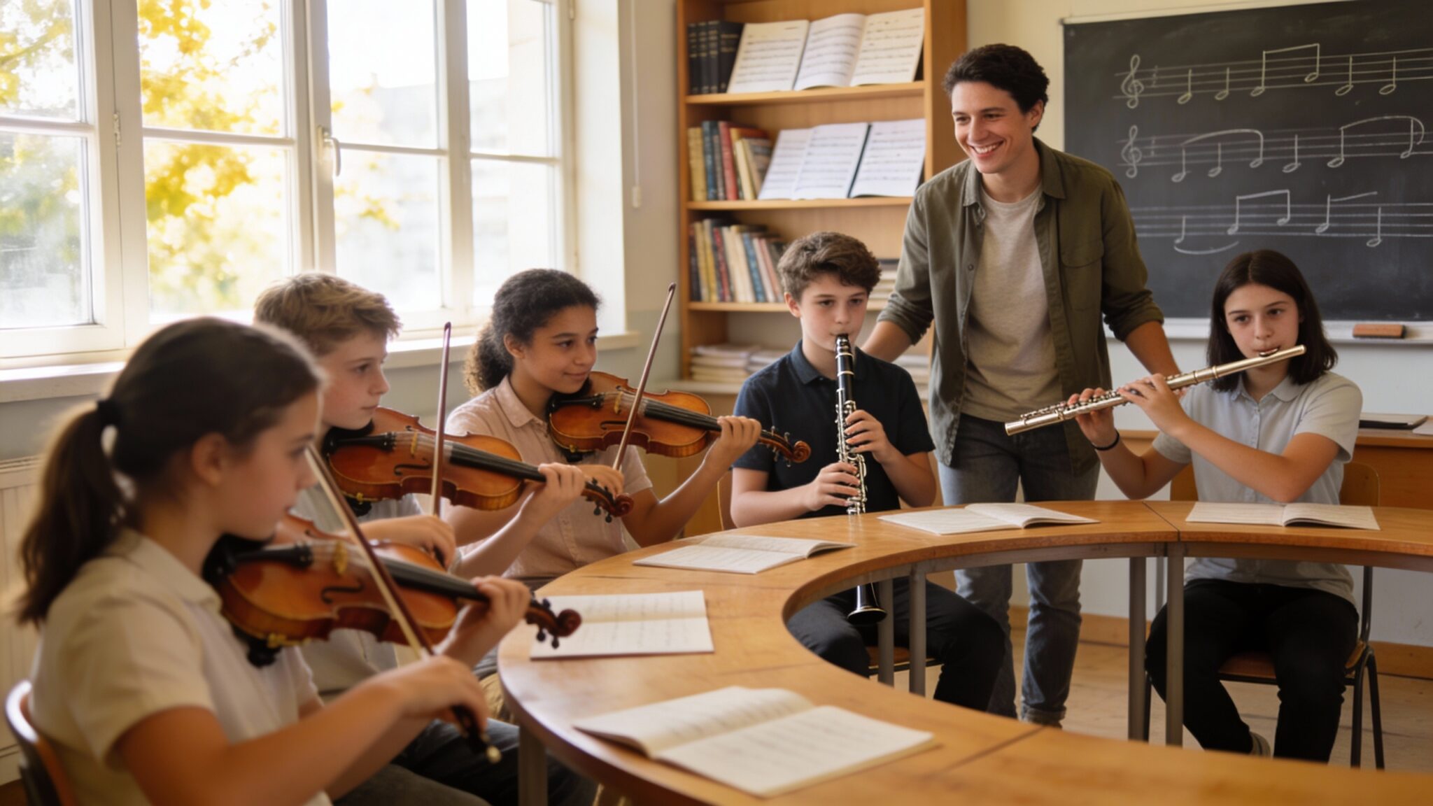 Classe horaires aménagés musique