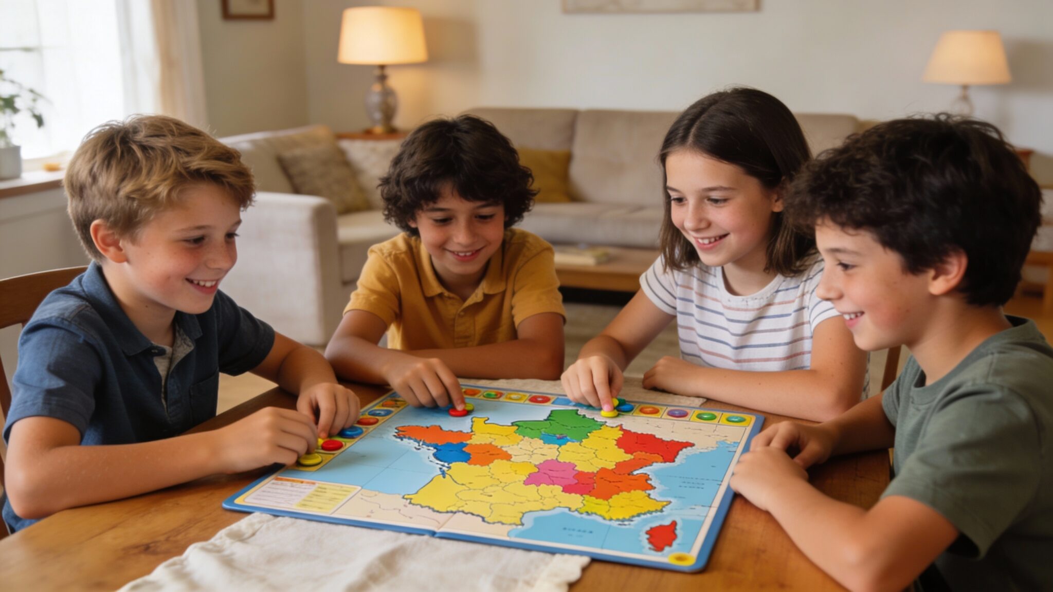 Apprendre les départements jeu